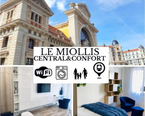 LE MIOLLIS - CENTRAL et CONFORT - WIFI- prés tansports en commun et commerces